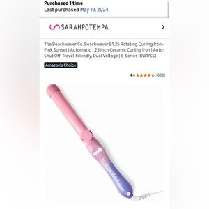 The Beachwaver Co. Beachwaver B1.25 Rotating Curling Iron